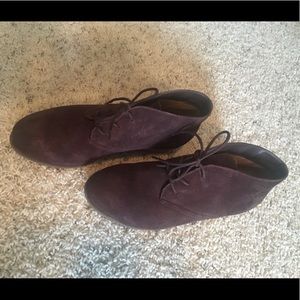 SoftWalk Women’s Burgundy Suede/Leather Boots